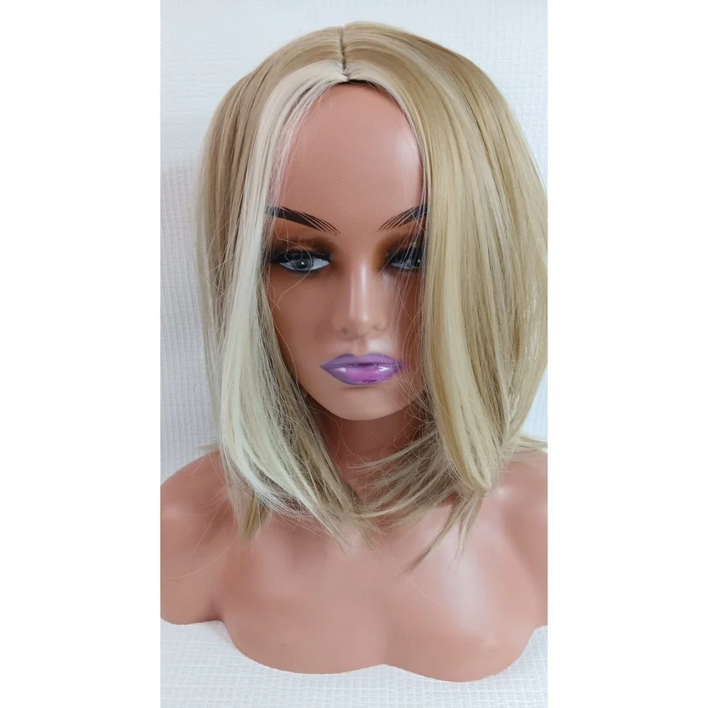 Women‎ breathable net Cap synthetic Highlights shoulder length Straight 16